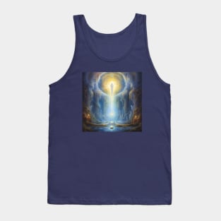 Angel Delivering a Spiritual Transmission Tank Top